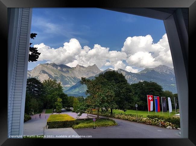 Stunning Swiss Alps Framed  Framed Print by Martin Baroch