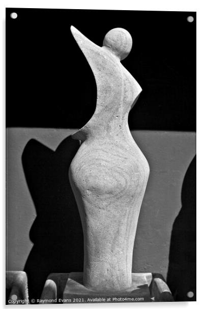 Abstract figure Acrylic by Raymond Evans