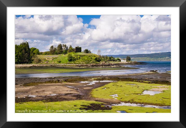 Aros Castle Isle of Mull Scotland Framed Mounted Print by Pearl Bucknall