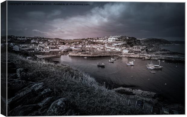 Mevagissey Harbour  Canvas Print by Lee Kershaw