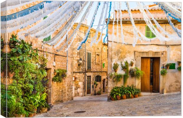 Rustic Beauty of Valldemossa  Building  Canvas Print by Alex Winter