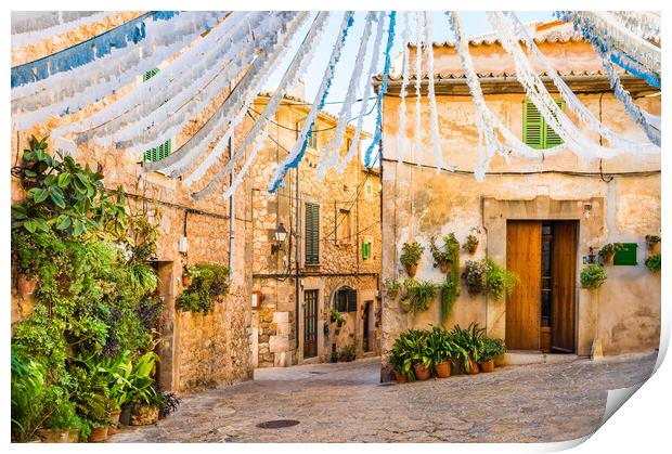 Rustic Beauty of Valldemossa  Building  Print by Alex Winter