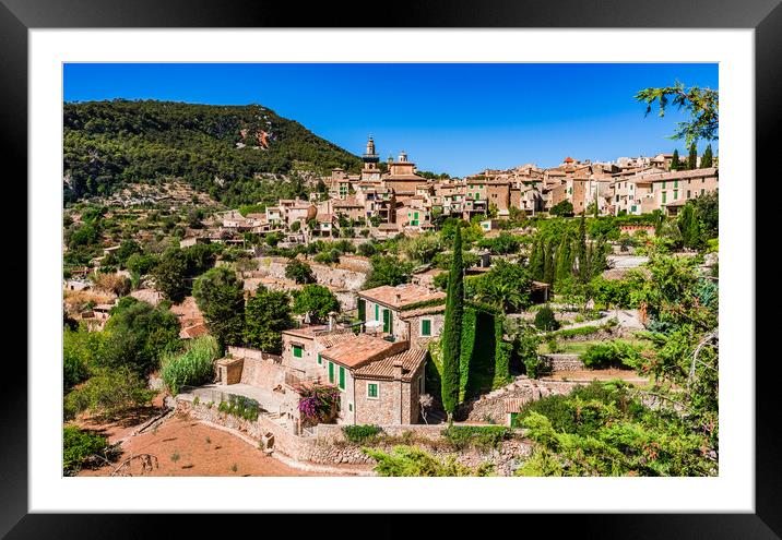 Valldemossa Mallorca, Spain, Serra de Tramuntana Framed Mounted Print by Alex Winter