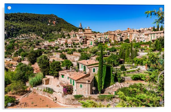 Valldemossa Mallorca, Spain, Serra de Tramuntana Acrylic by Alex Winter