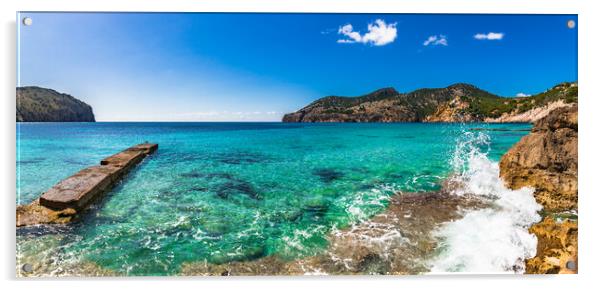 Camp de Mar on Mallorca Acrylic by Alex Winter