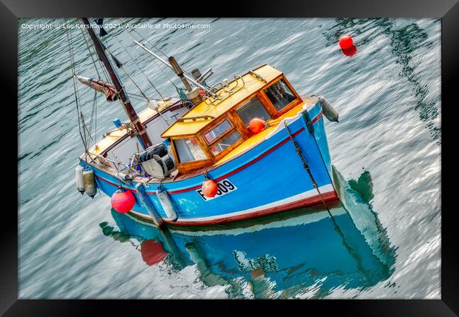Cornish Fishing Boat Framed Print by Lee Kershaw