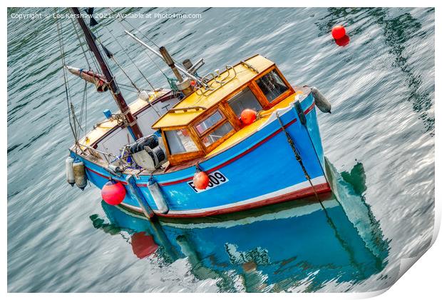 Cornish Fishing Boat Print by Lee Kershaw