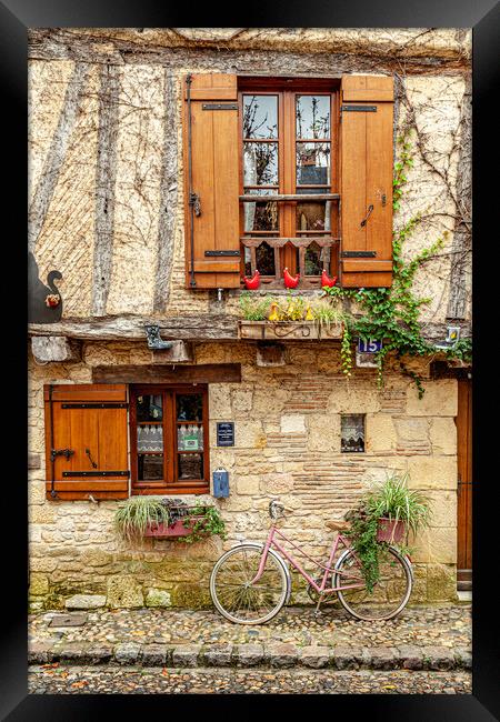 French Bicycle Framed Print by John Hall