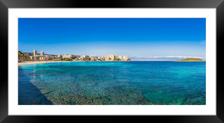 Magaluf mallorca Framed Mounted Print by Alex Winter