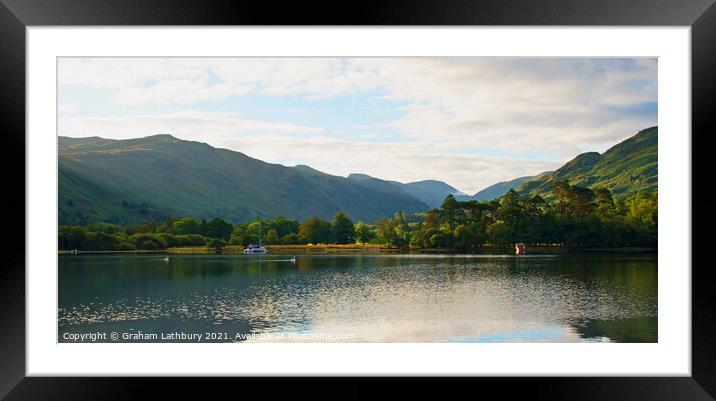 Ullswater, Lake District Framed Mounted Print by Graham Lathbury