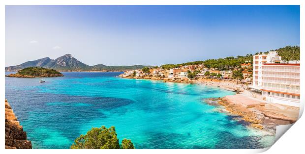 Spain Majorca, Sant Elm coast view, Balearic Islan Print by Alex Winter