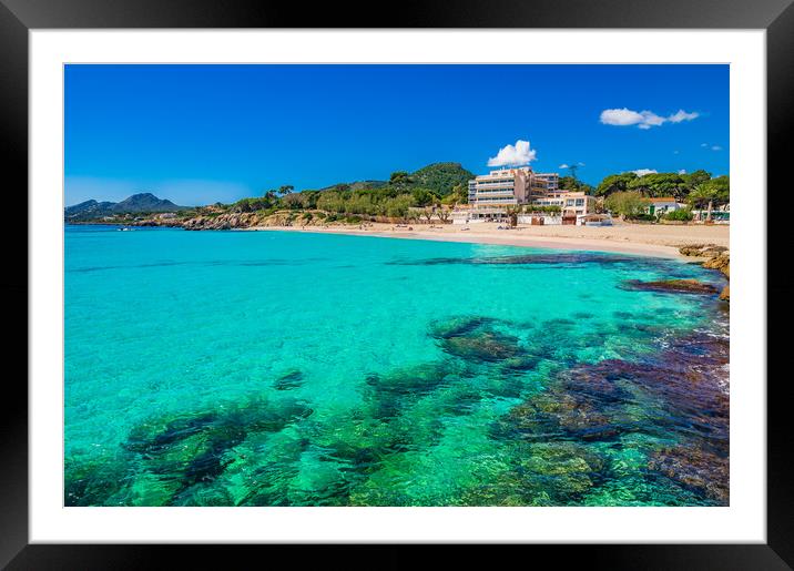 Son Moll Serene Paradise by the Mediterranean Framed Mounted Print by Alex Winter