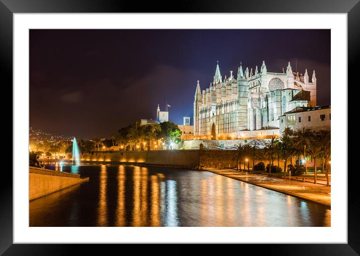 Cathedral of Palma de Mallorca Framed Mounted Print by Alex Winter