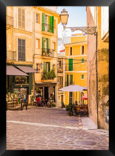 Enchanting Palma Streets - Majorca Framed Print by Alex Winter