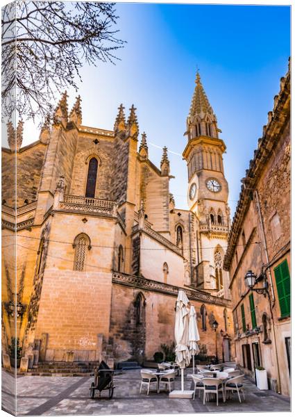 Manacor cathedral Canvas Print by Alex Winter