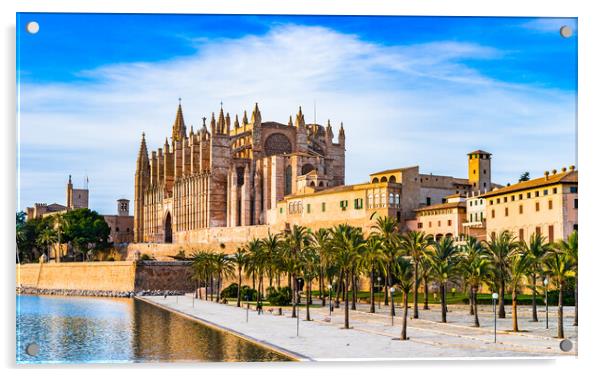 Cathedral of Palma de Mallorca Acrylic by Alex Winter
