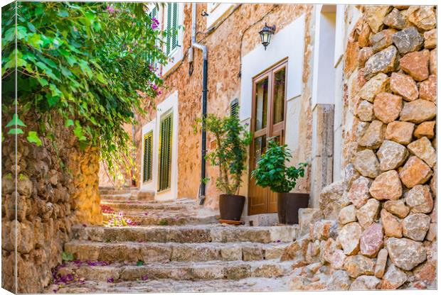 Fornalutx on Majorca Spain Canvas Print by Alex Winter