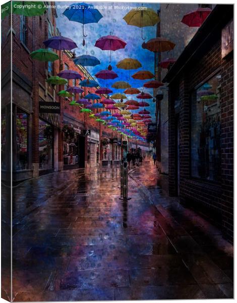 Rainy Day In Durham Canvas Print by Aimie Burley
