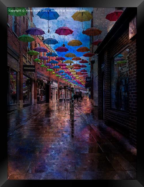Rainy Day In Durham Framed Print by Aimie Burley