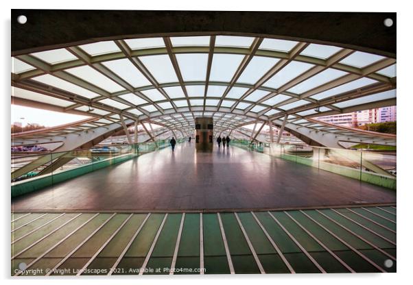Oriente Station Walkway Acrylic by Wight Landscapes