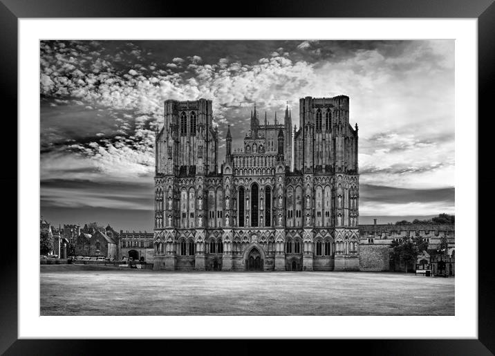 Wells Cathedral Somerset Framed Mounted Print by Darren Galpin