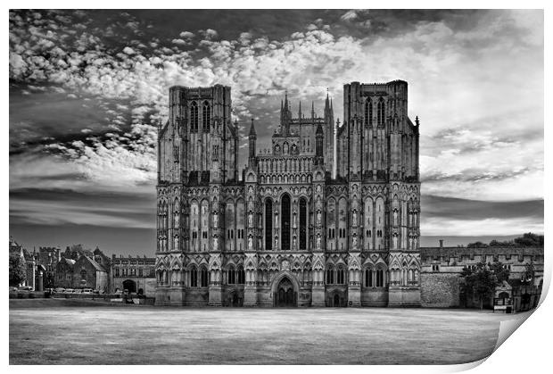 Wells Cathedral Somerset Print by Darren Galpin