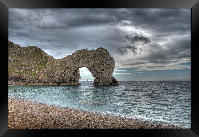 Durdle Door Framed Print by Alice Gosling