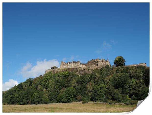 Stirling Castle, Scotland.  Print by Tommy Dickson