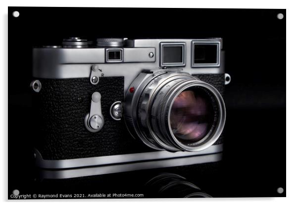 Leica M3 vintage camera  Acrylic by Raymond Evans