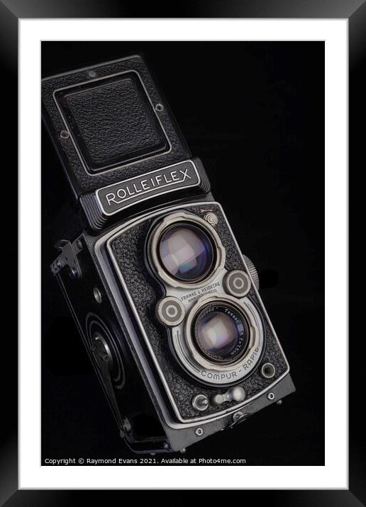 Rolleiflex TLR camera Framed Mounted Print by Raymond Evans