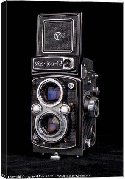 Yashica 12 TLR Canvas Print by Raymond Evans
