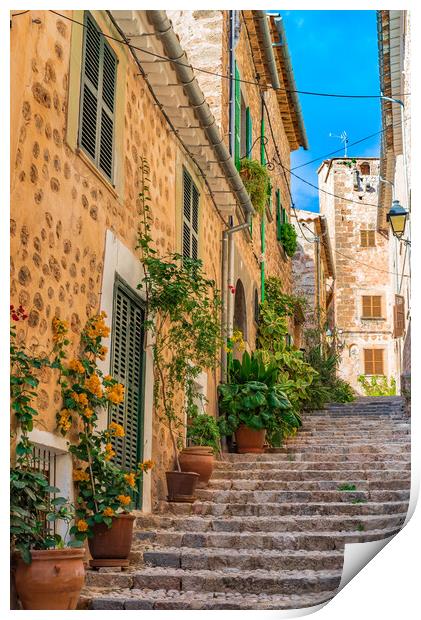 Fornalutx spain, Old village on Majorca Print by Alex Winter