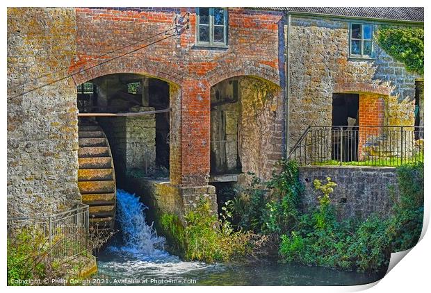 Mangerton Mill Dorset Print by Philip Gough