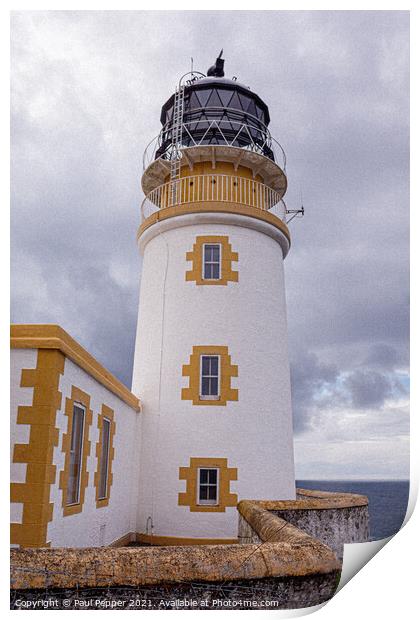 Lighthouse at Neist Point  Print by Paul Pepper