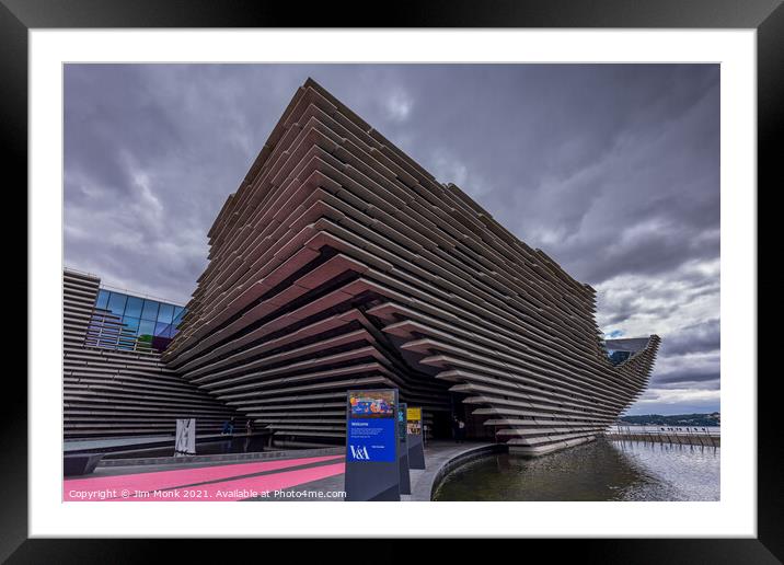  The V&A, Dundee Framed Mounted Print by Jim Monk