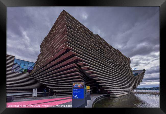  The V&A, Dundee Framed Print by Jim Monk