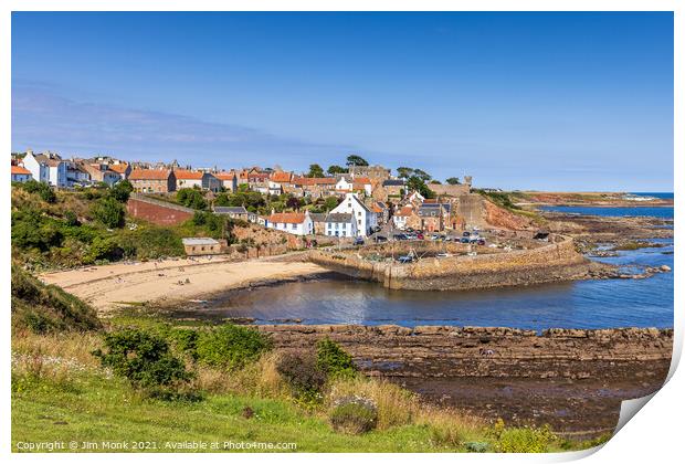 Crail View, East Neuk of Fife Print by Jim Monk