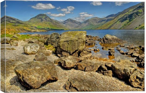 WASTWATER IN THE LAKES Canvas Print by Philip Gough