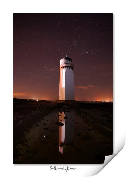 Southerness lighthouse Print by JC studios LRPS ARPS