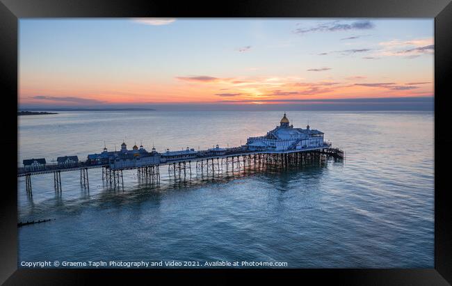 Eastbourne Pier sunrise Framed Print by Graeme Taplin Landscape Photography