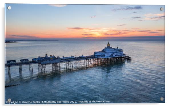 Eastbourne Pier sunrise Acrylic by Graeme Taplin Landscape Photography