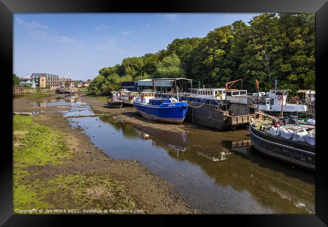 Isleworth Ait Framed Print by Jim Monk