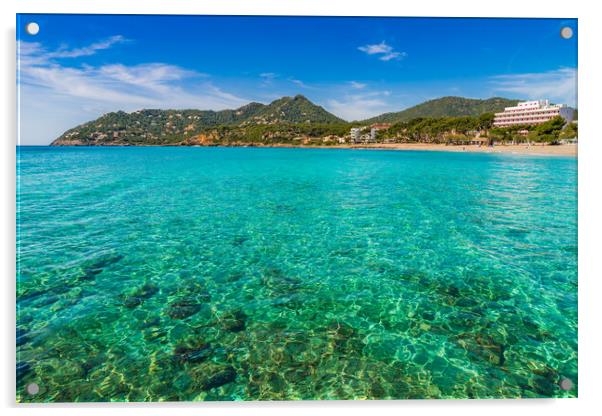 Canyamel bay Mallorca Acrylic by Alex Winter