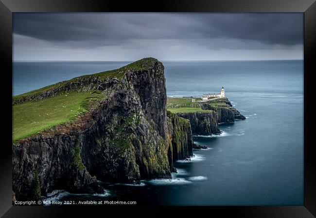 Neist Point Lighthouse Framed Print by Phil Reay