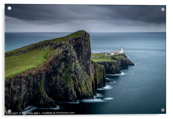 Neist Point Lighthouse Acrylic by Phil Reay