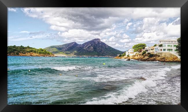 Sant Elm And Dragon Island  Framed Print by Peter F Hunt