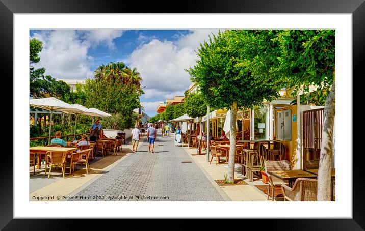 Sant Elm Mallorca  Framed Mounted Print by Peter F Hunt