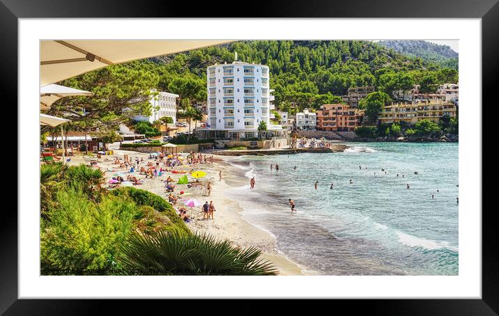 Sant Elm Mallorca Spain Framed Mounted Print by Peter F Hunt