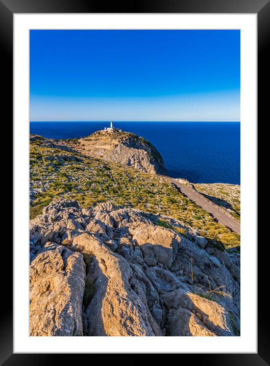 Lighthouse at Cap Formentor on Mallorca Framed Mounted Print by Alex Winter