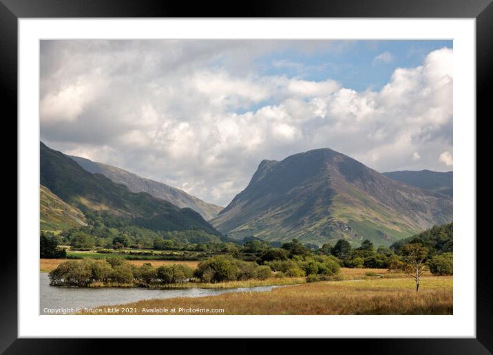 Fleetwith Pike Framed Mounted Print by Bruce Little